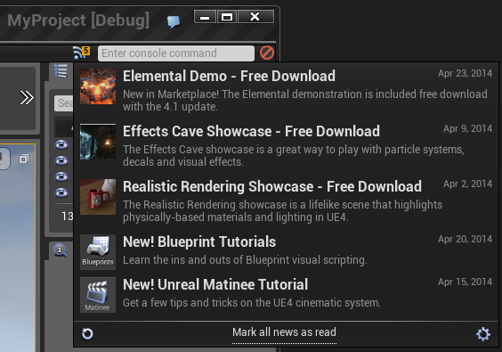 Editor News feed